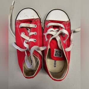 Converse All Star Toddler Shoes Red Size 8 Unisex